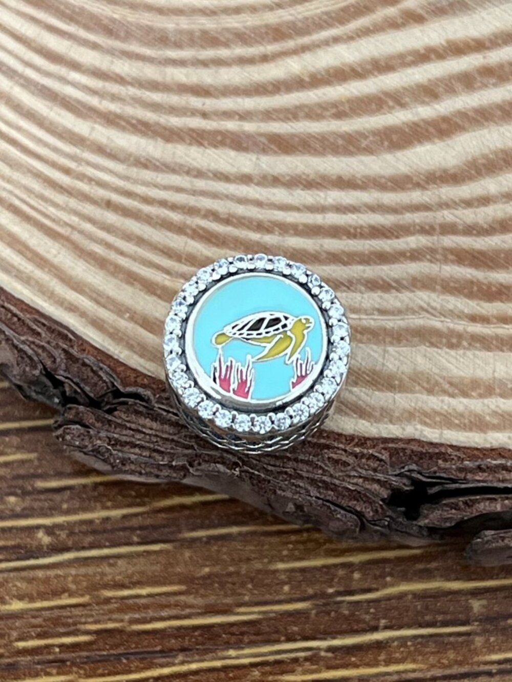 Pandora St. Thomas Exclusive Bead Charm S925 Silver Charm